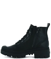 Palladium Pallabase Leather Lace-Up Lug Sole Booties