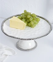 Pampa Bay Salerno Porcelain Round Cake Stand