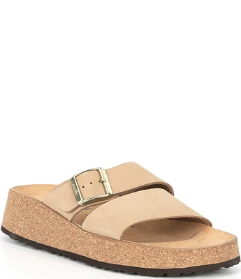 Papillio by Birkenstock Almina Nubuck Leather Platform Sandals