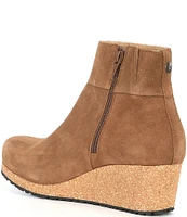 Papillio by Birkenstock Ebba Suede Cork Wedge Booties