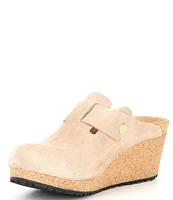 Papillio by Birkenstock Fanny Suede Wedge Clogs