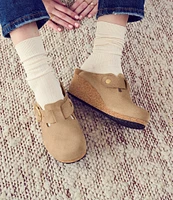 Papillio by Birkenstock Fanny Suede Wedge Clogs