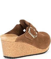 Papillio by Birkenstock Fanny Suede Wedge Clogs