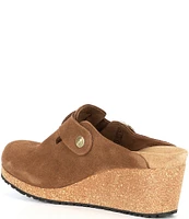 Papillio by Birkenstock Fanny Suede Wedge Clogs