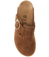 Papillio by Birkenstock Fanny Suede Wedge Clogs