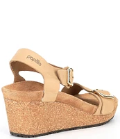 Papillio by Birkenstock Soley Suede Nubuck Ankle Strap Wedges