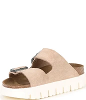 Papillio by Birkenstock Women's Arizona Chunky Suede Platform Sandals