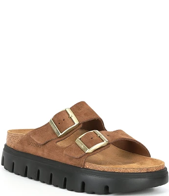 Papillio by Birkenstock Women's Arizona Chunky Suede Platform Sandals