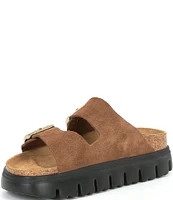 Papillio by Birkenstock Women's Arizona Chunky Suede Platform Sandals