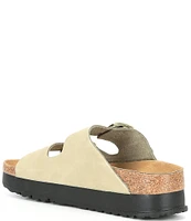 Papillio by Birkenstock Women's Arizona Suede Nubuck Platform Sandals