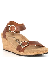 Papillio by Birkenstock Women's Soley Leather Platform Wedges