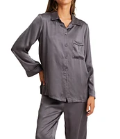 Papinelle Audrey Washable Silk Full-Length Pajama Set