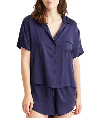 Papinelle Audrey Washable Silk Shorty Pajama Set