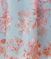 Papinelle Coco Sleeveless V-Neck Woven Floral Print Nightgown