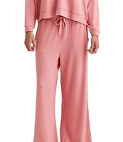 Papinelle Feather Soft Henley & Wide Leg Lounge Set