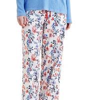 Papinelle Harper Feather Soft Knit Long Sleeve Top & Cozy Printed Pant Pajama Set