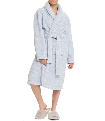 Papinelle Shawl Collar Cozy Plush Midi Cozy Robe