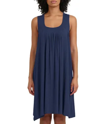 Papinelle Solid Pleated Modal Nightgown