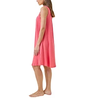 Papinelle Solid Pleated Modal Nightgown
