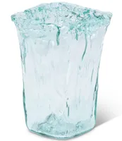 Park Hill Oceana Organic Glass Square Vase