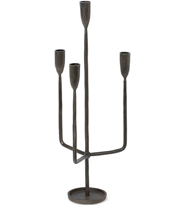 Park Hill Primitive Iron Candelabra