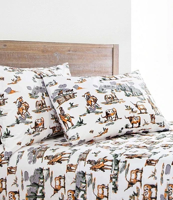 HiEnd Accents x Paseo Road 200-Thread Count Cotton Ranch Life Sheet Set