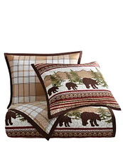 Paseo Road by HiEnd Accents Bear Trail Reversible Quilt Mini Set