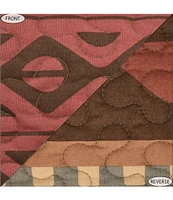 Paseo Road by HiEnd Accents Broken Arrow Reversible Southwestern Quilt Mini Set