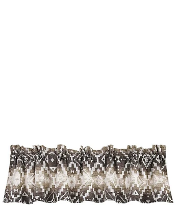 Paseo Road by HiEnd Accents Chalet Southwestern Geometric Pattern Window Valance