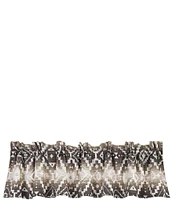 Paseo Road by HiEnd Accents Chalet Southwestern Geometric Pattern Window Valance