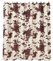 Paseo Road by HiEnd Accents Cowhide Printed Shower Curtain