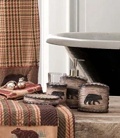 Paseo Road by HiEnd Accents Lodge Bear 4-Piece Bath Countertop Accessory Set