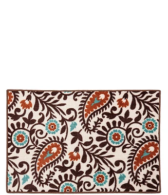 Paseo Road by HiEnd Accents Rebecca Floral Paisley Bath Rug