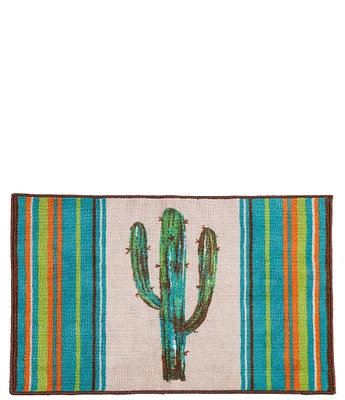 Paseo Road by HiEnd Accents Serape Colorful Cactus Bath Rug