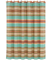 Paseo Road by HiEnd Accents Serape Striped Shower Curtain