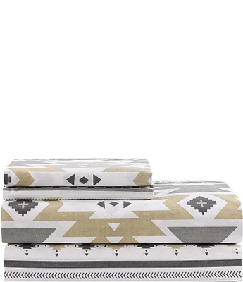 Paseo Road by HiEnd Accents Southwestern Desert Sage Cotton Sheet Set