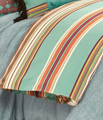 Paseo Road by HiEnd Accents Southwestern Serape Striped Duvet Cover
