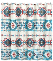 Paseo Road by HiEnd Accents Spirit Valley Southwestern Inspired Pattern Shower Curtain