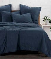 HiEnd Accents Stonewashed Cotton Canvas Coverlet