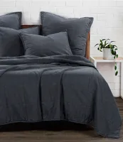 HiEnd Accents Stonewashed Cotton Canvas Coverlet