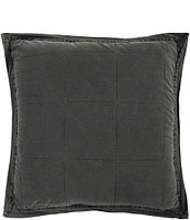 HiEnd Accents Stonewashed Cotton Canvas Euro Sham