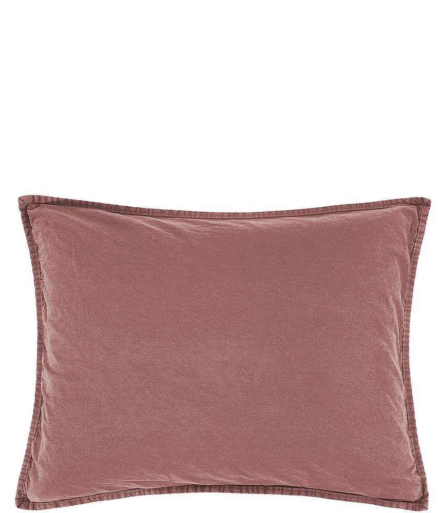 HiEnd Accents Stonewashed Cotton Canvas Pillow Sham