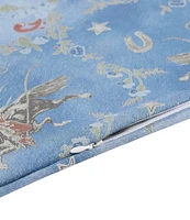 Paseo Road by HiEnd Accents Tasha Polizzi Collection Lee Western Washed Denim Duvet Cover Mini Set