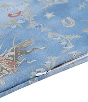 Paseo Road by HiEnd Accents Tasha Polizzi Collection Lee Western Washed Denim Euro Sham