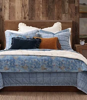 Paseo Road by HiEnd Accents Tasha Polizzi Collection Lee Western Washed Denim Mini Comforter Set