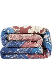 Paseo Road by HiEnd Accents Tasha Polizzi Collection Patchwork Bandana Teddy-Backed Throw Blanket