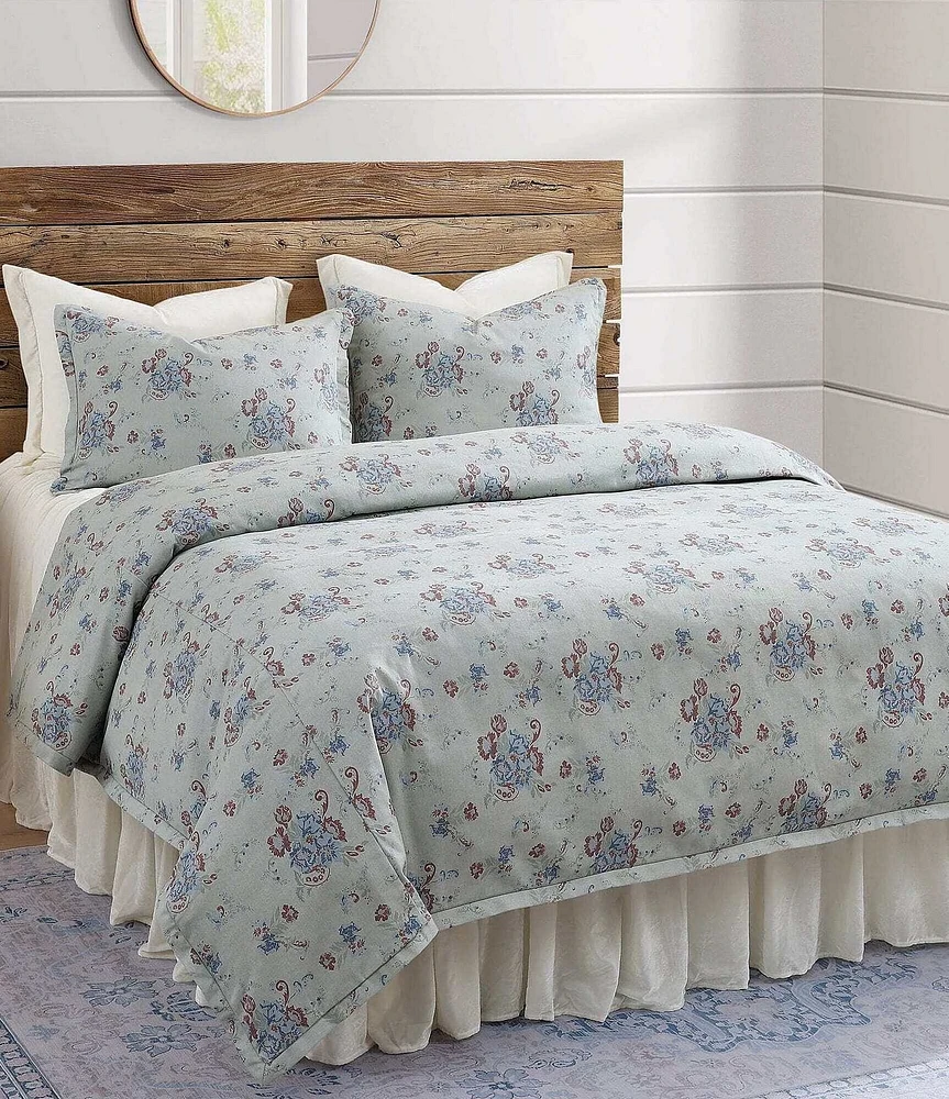Paseo Road by HiEnd Accents Tasha Polizzi Collection Rosabel Washed Demin Duvet Cover Mini Set