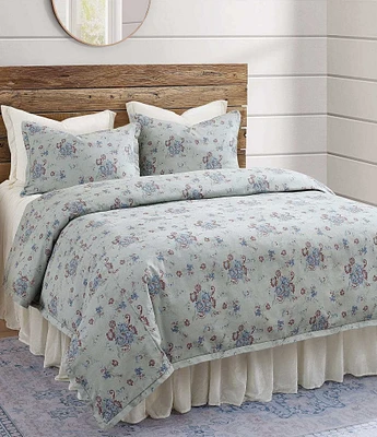 Paseo Road by HiEnd Accents Tasha Polizzi Collection Rosabel Washed Demin Duvet Cover Mini Set