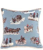 Paseo Road by HiEnd Accents Tasha Polizzi Collection Settler Teddy-Backed Western Square Pillow
