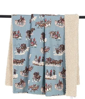 Paseo Road by HiEnd Accents Tasha Polizzi Collection Western American Frontier Teddy Throw Blanket